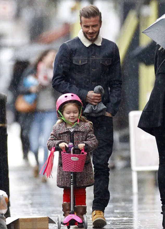 Harper asyik bermain ditemani sang ayah ©fameflynet.com