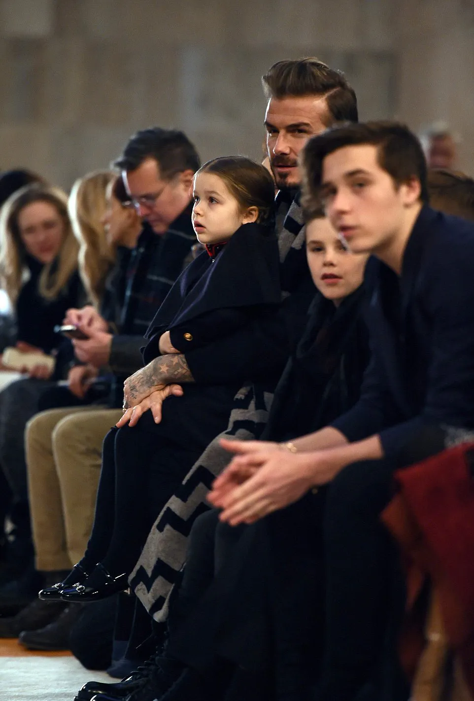 Harper berada di barisan paling depan NY Fashion Week © AFP