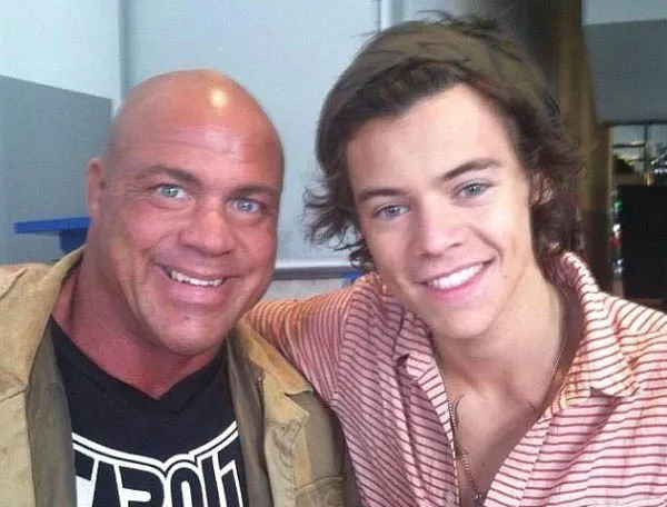 Kurt Angle dan Harry Styles. ©PressParty