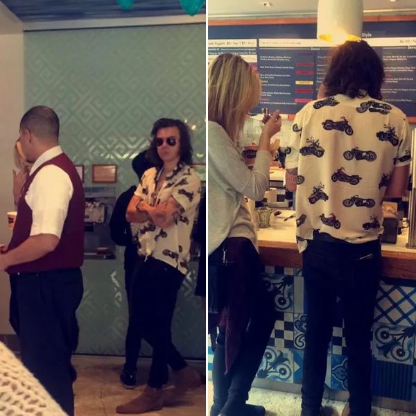 Dinner romantis Harry Styles @foto: hollywoodlife.com