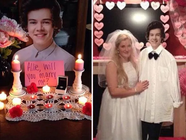 Harry Styles menikah dengan fans? @ lollipop.com