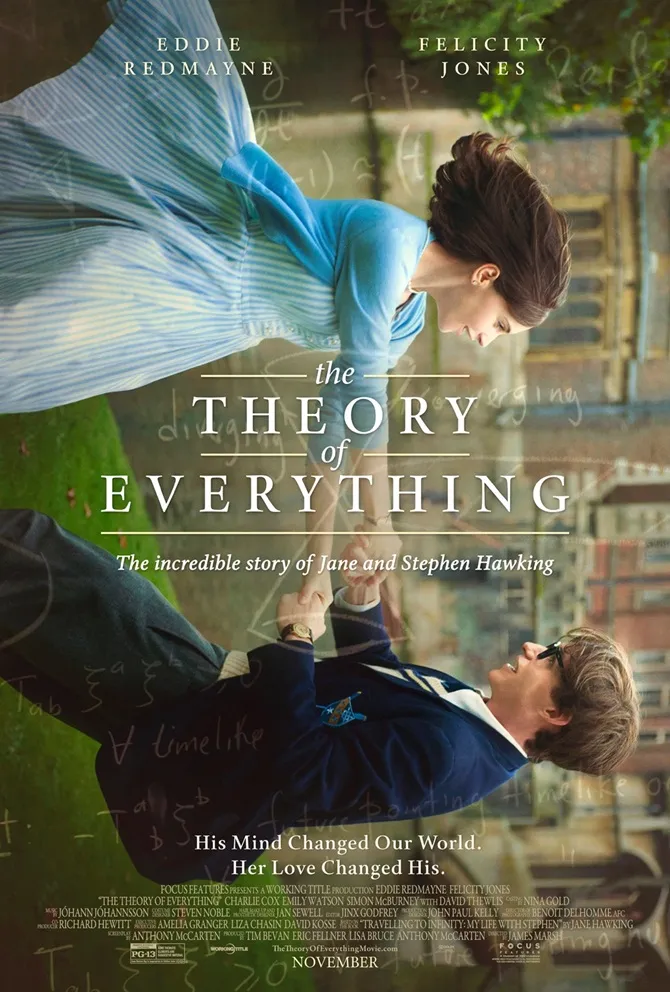 Poster film THE THEORY OF EVERYTHING (credit : bellomag.com)