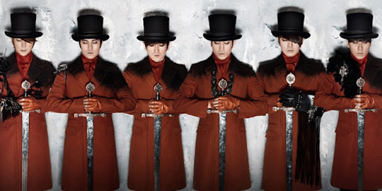 Album Ke-10, Boyband Legendaris Shinhwa Jadi Vampire - KapanLagi.com