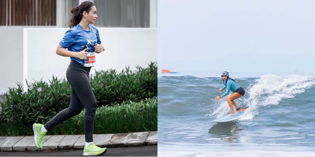 10 Beautiful Portraits of Sahila Hisyam who Loves Sports, Not Just Running But Also Surfing