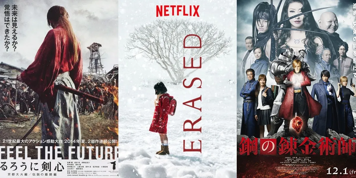 13 Recommendations for the Best and Most Popular Live Action Anime Films from Various Genres