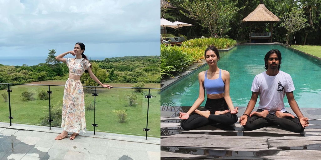 11 Latest Photos of Mikha Tambayong's Vacation to Bali, Highlighting Her Very Skinny Body and Confidently Showing Off Her Flat Stomach