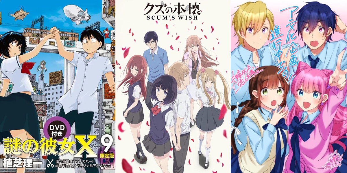 Box Dvd Anime Domestic Na Kanojo Girlfriend Completo