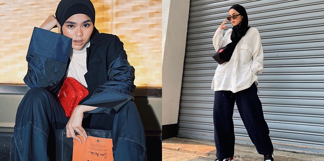14 Inspirations of Modern Muslim Fashion ala Sivia Azizah, Boyish Style - Perfect for Young People