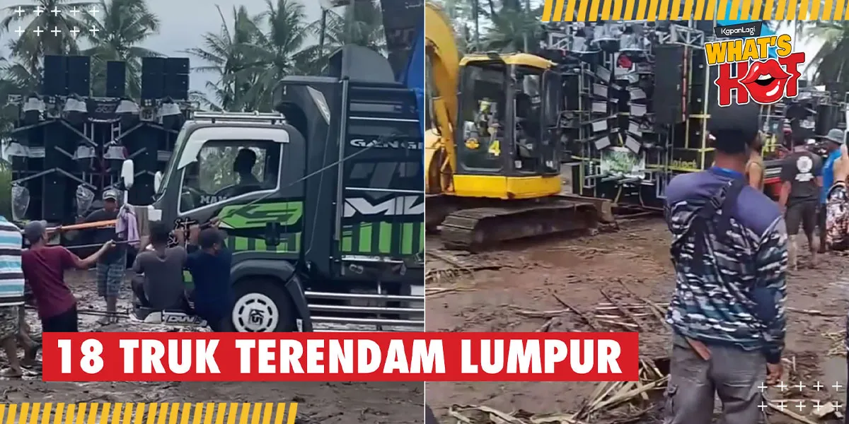18 Trucks Carrying Sound Horeg Submerged in Mud, Residents Evacuate Using Heavy Equipment