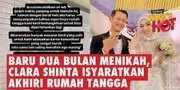 Baru Dua Bulan Menikah, Clara Shinta Isyaratkan Akhiri Rumah Tangga: Aku Sudah Cukup