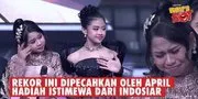Detik-Detik Nama April Diumumkan Jadi Juara 3 DA 7, Saweran Jutaan - Hadiah Single Perdana