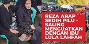 Momen Reza Arap Pilu di Pemakaman Lula Lahfah, Saling Menguatkan Dengan Ibunda Mendiang