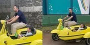 Ngabuburit Bareng, Raffi Ahmad Ajak Rayyanza Naik Motor Keliling Komplek