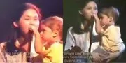 Potret Lawas Maia Estianty Jadi Backing Vocal Dewa 19, Masih Awal Karir - Bernyanyi Sambil Gendong Al Kecil
