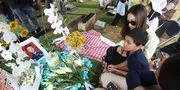Tamara Tyasmara Rayakan Ulang Tahun Ke-8 Mendiang Dante di Makam, Bawa Kue Bertema Film JUMBO