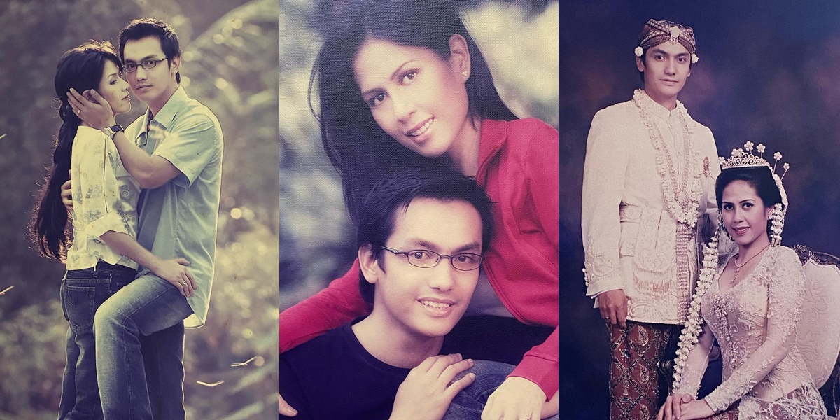 20 Years of Marriage, Here are 7 Vintage Photos of Gunawan Sudrajat and his Wife - Wedding Photos in the Spotlight