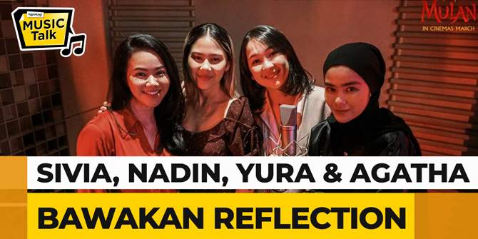 4 Young Indonesian Singers Perform OST Mulan Reflection