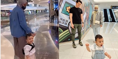 10 Potret Gemas Baby Ukkasya Jalan-Jalan di Mall - Lucu Pakai Tas, Zaskia Sungkar: Nemenin Bujang Healing
