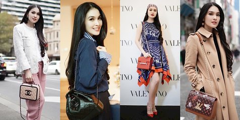 12 Ootd Cantik Sandra Dewi Dengan Koleksi Tas Mewah Chanel Louis Vuitton Kapanlagi Com