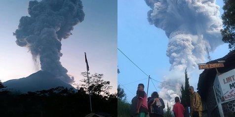 5 Foto Kondisi Gunung Merapi Pasca Erupsi Setinggi 6000 Meter, Muntahkan Abu ke Langit