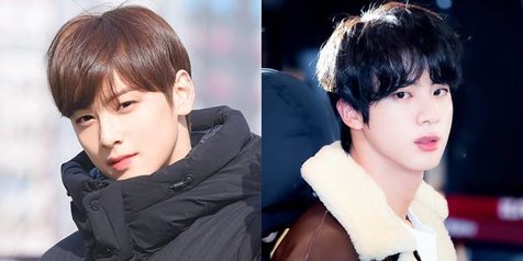 5 K-Pop Idol Cowok Tampan Ini Dijuluki 'Face Genius', Cha Eun Woo - Jin BTS