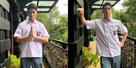 7 Potret Al Ghazali Pakai Baju SMA, Masih Cocok!