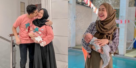 7 Potret Ria Ricis dan Suami Ajak Baby Moana ke Mall Pertama Kali, Borong Pernak-pernik untuk Anak