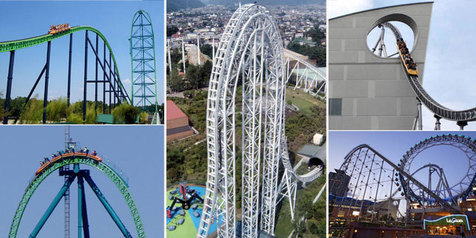 7 Roller Coaster Paling Seram Di Dunia Berani Coba Plus