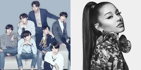 Akan Tampil di Grammy Awards, BTS Sempat Ketemu Ariana Grande Saat Latihan