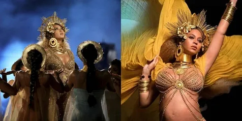 Aksi Panggung Beyonce di Grammy 2017, Mewah Meski Perut Membesar