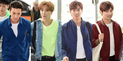 Antusias Fans Sambut Super Junior & TVXQ di Bandara Adi Sucipto Yogyakarta