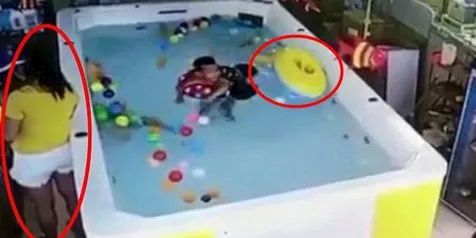 Asyik Bertelepon, Ibu Ini Telat Menyadari Jika Anaknya Hampir Tewas Tenggelam