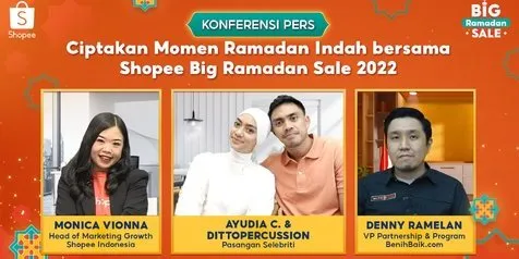 Ayudia dan DITTOPERCUSSION Bagikan Kiat Nikmati Bulan Puasa dengan Shopee Big Ramadan Sale 2022