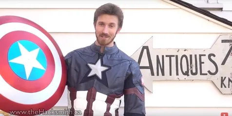 Bak Bumerang, Pria Ini Sukses Ciptakan Perisai Captain America