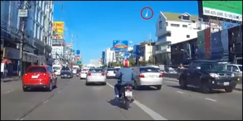 Bangkok Geger, Ada Bintang Jatuh Dari Langit Terekam Kamera