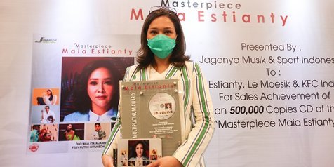 Belum Genap Setahun Dirilis, Album 'Masterpiece Maia Estianty' Laku 500 Ribu Keping