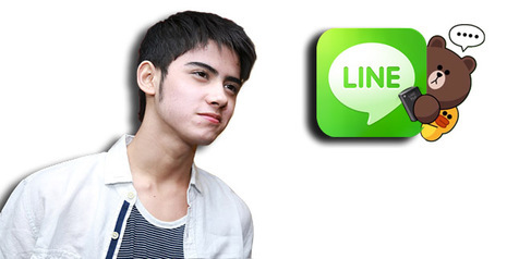 Bersama LINE  Stiker  Aliando Syarief Menyapa Hangat 