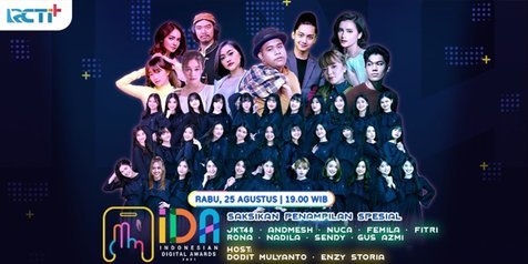 Bertabur Bintang, Perayaan Ulang Tahun RCTI+ di Indonesian Digital Awards 2021 Akan Tayang Malam Ini