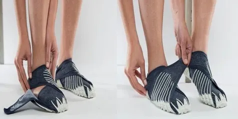 Canggih Abis, Sepatu Ini Bisa Dilipat Mirip Kain Lho!