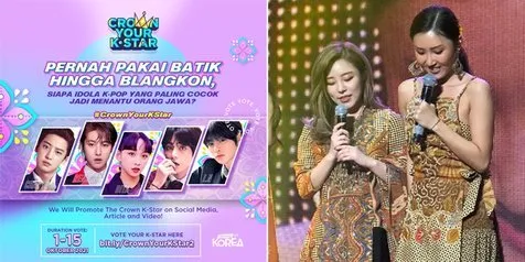 Cantiknya Hwasa MAMAMOO Saat Pakai Dress Batik, Pesonanya Melokal dan Makin Anggun Menawan