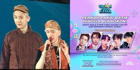 Chanyeol EXO Ganteng Maksimal Pakai Baju Lurik dan Blangkon Bak Orang Lokal, Bikin Klepek-klepek