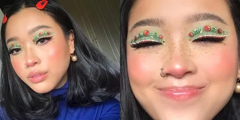 Cobain Eye Shadow Art Ala Cindercella Ini Yuk Biar Natal Kalian Nggak Monotone!
