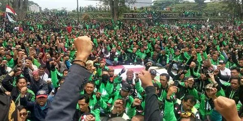 Demo Ojek Online Hari Ini, Polisi Siagakan 7000 Personel!