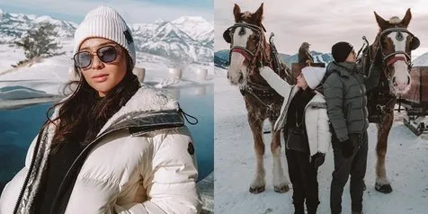 Deretan Foto Liburan Babymoon Asyik Nikita Willy di Amerika Ditemani Suami, Nikmati Salju Sampai Naik Kereta Kuda!