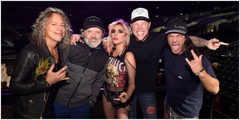 Duet, Lady Gaga Bikin Tato Metallica Sebelum Tampil di Grammy?