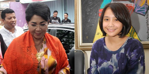 Eyang dan Cucu Titiek Puspa Ikut Mandikan Nagita  Slavina  