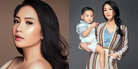 FOTO Cantik! Pakai Gaun Hitam Ini Nagita Slavina Pamer Pundak & Kaki Jenjang