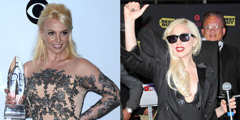 [Foto] Digosipkan Berduet, Lady Gaga Temui Britney Spears!
