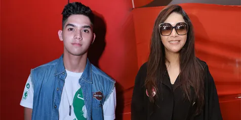 FOTO: Mesra Seperti Pacaran, Al Ghazali Cium Pipi Maia Estianty