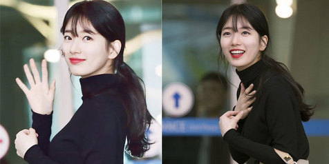  FOTO Pamerkan Rambut Pendek Suzy Cantik Dengan Style 